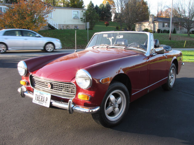 1973 MG Midget. 54k Mile All Original Survivor 1973 MG Midget