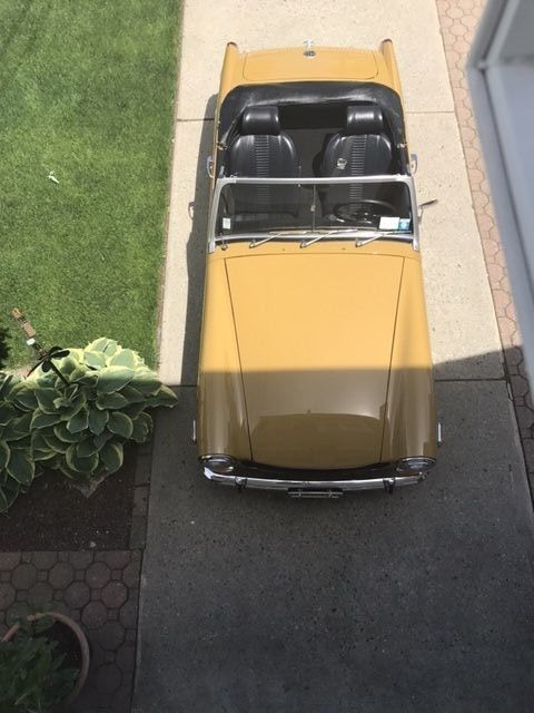 1973 MG MIDGET 69,000 MILES OWESOME CHROME BUMPER CAR SHOW READY 1973 MG Midget restored