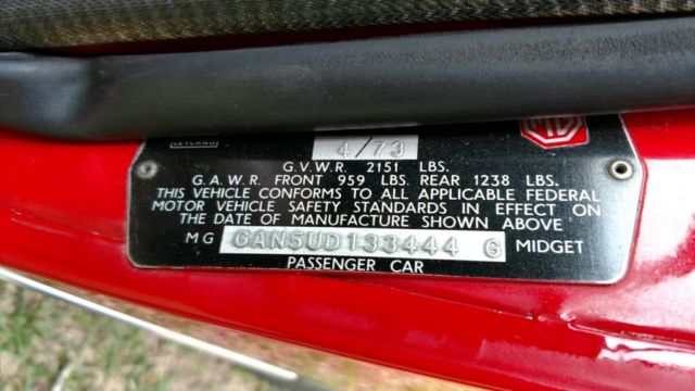 1973 MG Midget - photo 12