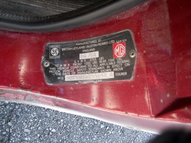 1973 MG MGB - photo 13
