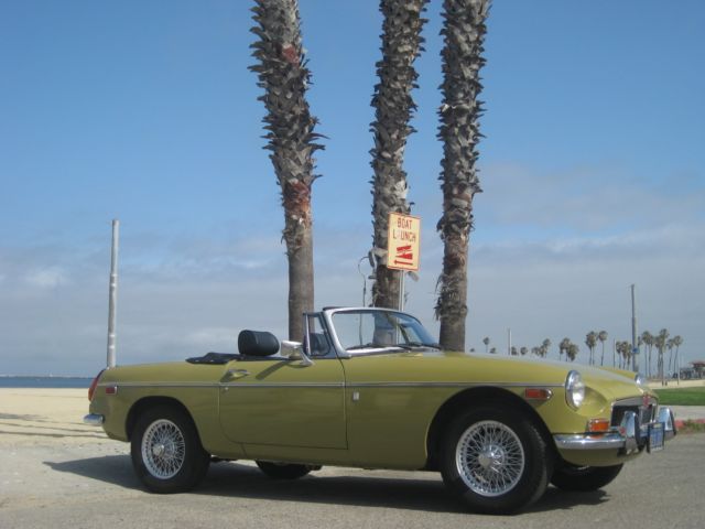 1973 MG MGB Matching Numbers MGB