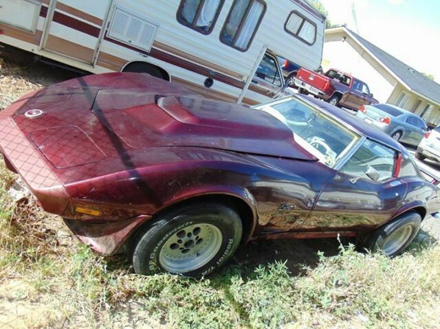 1973 MONSTER BIG BLOCK CORVETTE STINGRAY- SOLID T-TOP PROJECT- VINTAGE BUILT 454 1973 Chevrolet Corvette Stingray