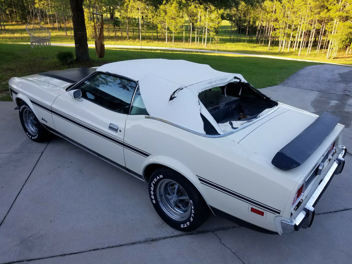 1973 Mustang Convertibe factory air car needs restoration or parts 1971 1972 1973 Ford Mustang convertible