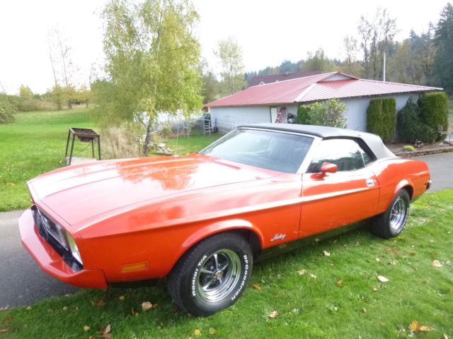 1973 Mustang Convertible -- 75,000 Mile Survivor 1973 Ford Mustang Convertible
