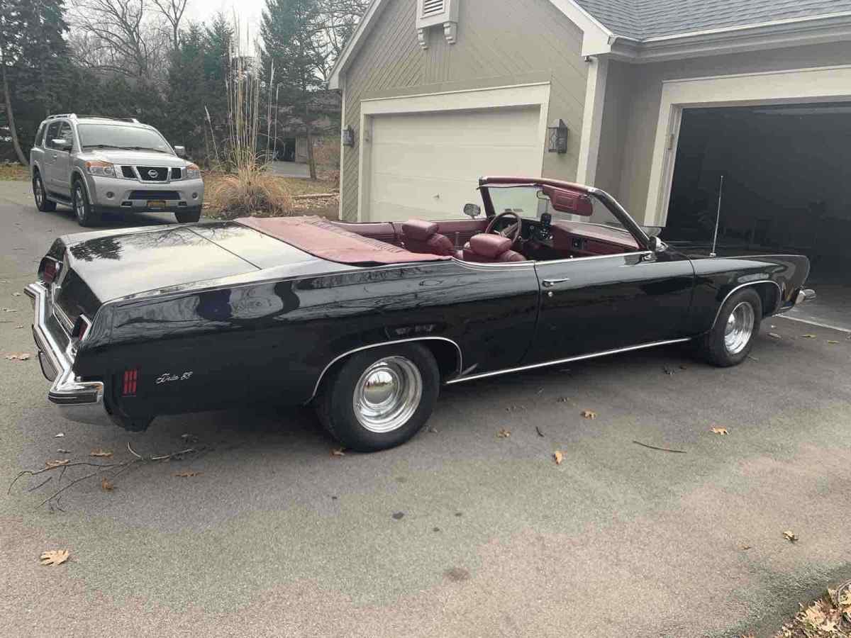 1973 Oldsmobile Delta 88 Convertible Black RWD Automatic royale 1973 Oldsmobile Delta 88 royale