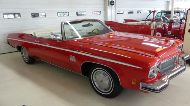 1973 Oldsmobile Delta 88 Royalle 55953 Miles Red 2 DR Convertible 350 Automatic 1973 Oldsmobile Eighty-Eight Royalle