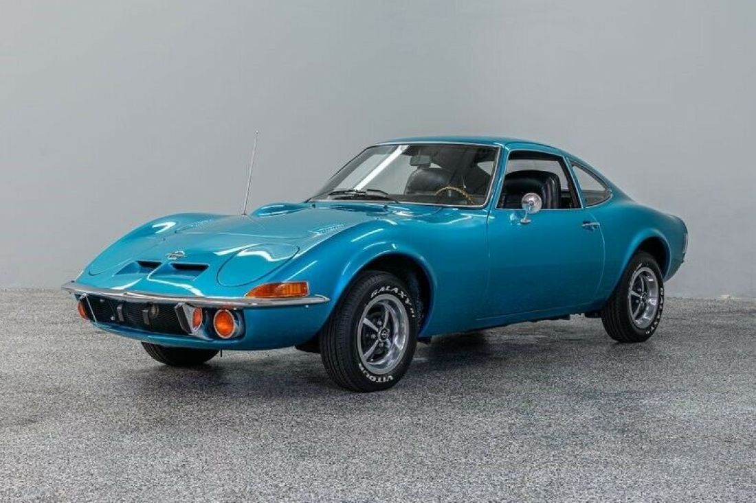 1973 Opel GT 60431 Miles Blue Coupe 1900cc 4-Spd Manual 1973 Opel GT