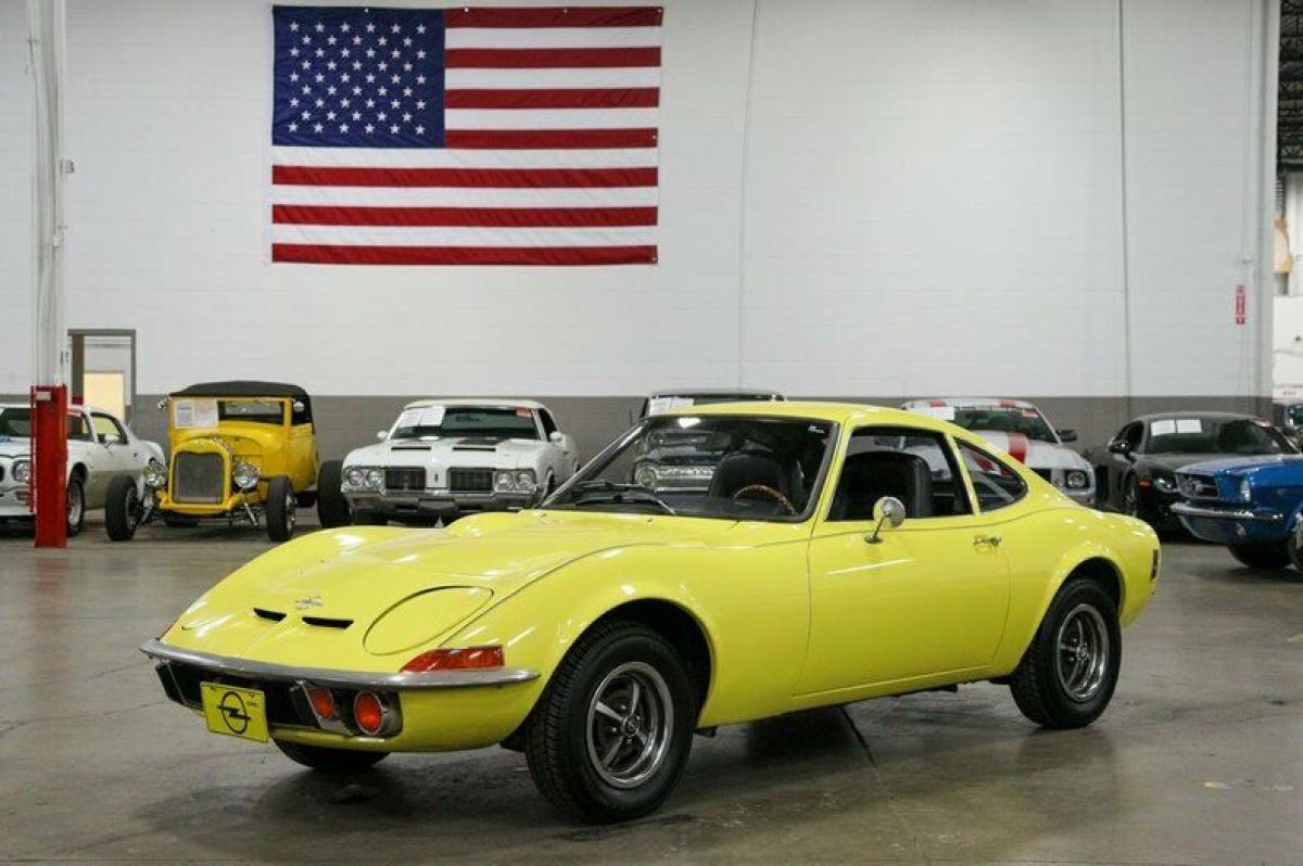 1973 Opel GT 75134 Miles Yellow 1.9L 4cyl Automatic 1973 Opel GT