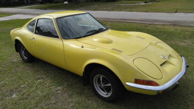 1973 OPEL GT - CHROME YELLOW - 64,000 ORIGINAL MILES - RARE VINTAGE CAR! 1973 Opel Other GT