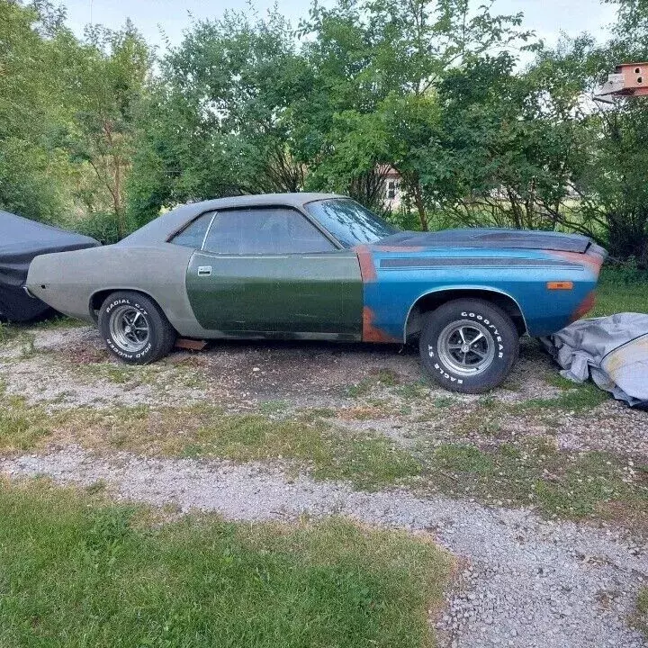 1973 Plymouth Barracuda 5.6 Green 1973 Plymouth Barracuda