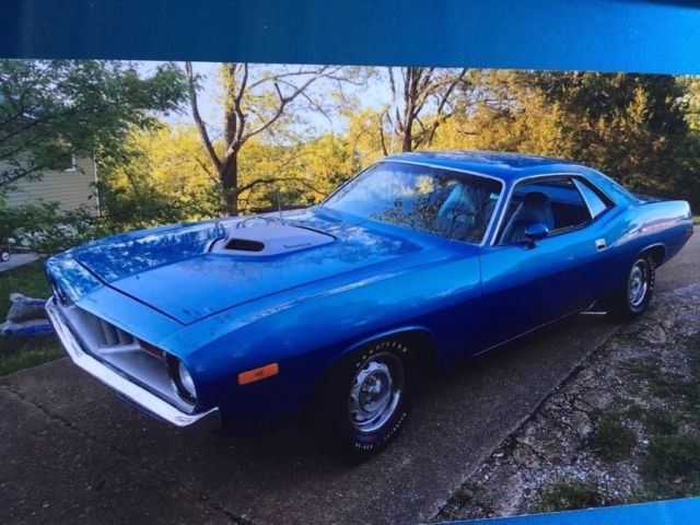 1973 Plymouth barracuda cuda shaker n96 1973 Plymouth Barracuda