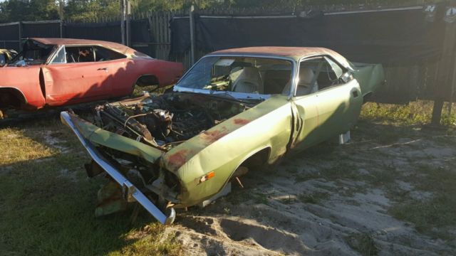 1973 Plymouth Barracuda damaged project 1973 Plymouth Barracuda