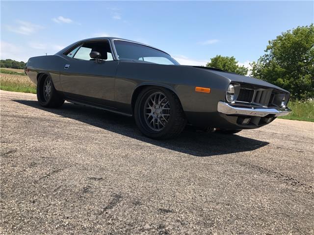 1973 Plymouth Barracuda Resto-Mod 768 Miles Gray Coupe 383/390 Automatic 1973 Plymouth Barracuda Resto-Mod