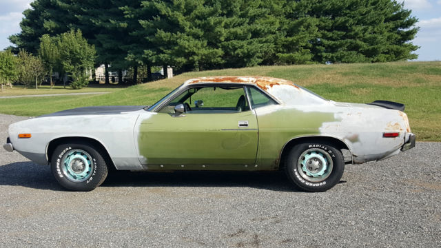 1973 Plymouth Cuda Barracuda Original Paint Build Sheet Dealer Bill of Sale 1973 Plymouth Barracuda CUDA