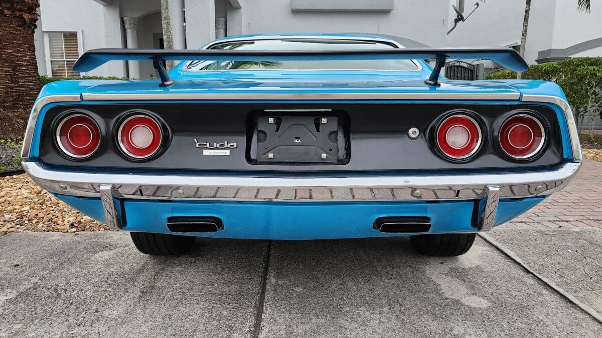 1973 Plymouth Cuda (Real Cuda) Matching 340, Auto, Petty Blue - 1 of only 4,576 - photo 12
