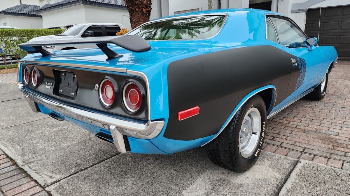 1973 Plymouth Cuda (Real Cuda) Matching 340, Auto, Petty Blue - 1 of only 4,576 - photo 4