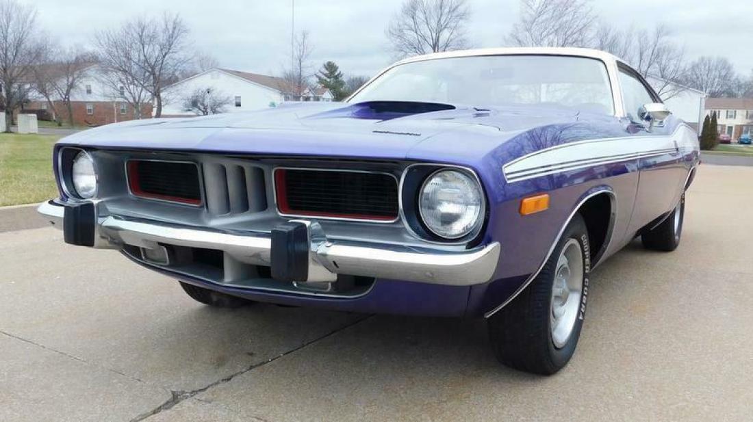 1973 Plymouth CUDA SPECIAL ORDER VIOLET METALLIC 340 FOUR SPEED 3.55 SURE GRIP! 1973 Plymouth Barracuda SPECIAL ORDER CUDA