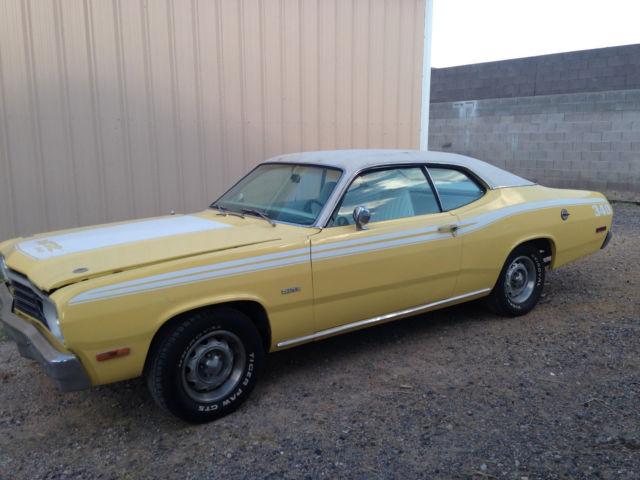1973 PLYMOUTH DUSTER 340 4 SPEED CLONE 1973 Plymouth Duster
