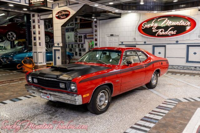 1973 Plymouth Duster 340 Four Barrel Pistol Grip Four Speed Power Disc Brakes PS 1973 Plymouth Duster