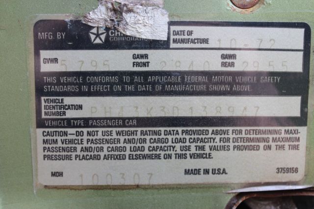 1973 Plymouth Fury Mark III - photo 10