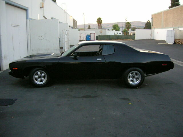 1973 PLYMOUTH ROADRUNNER 340 Engine 727 Torqueflight 3 speed auto all black 1973 Plymouth Road Runner Black