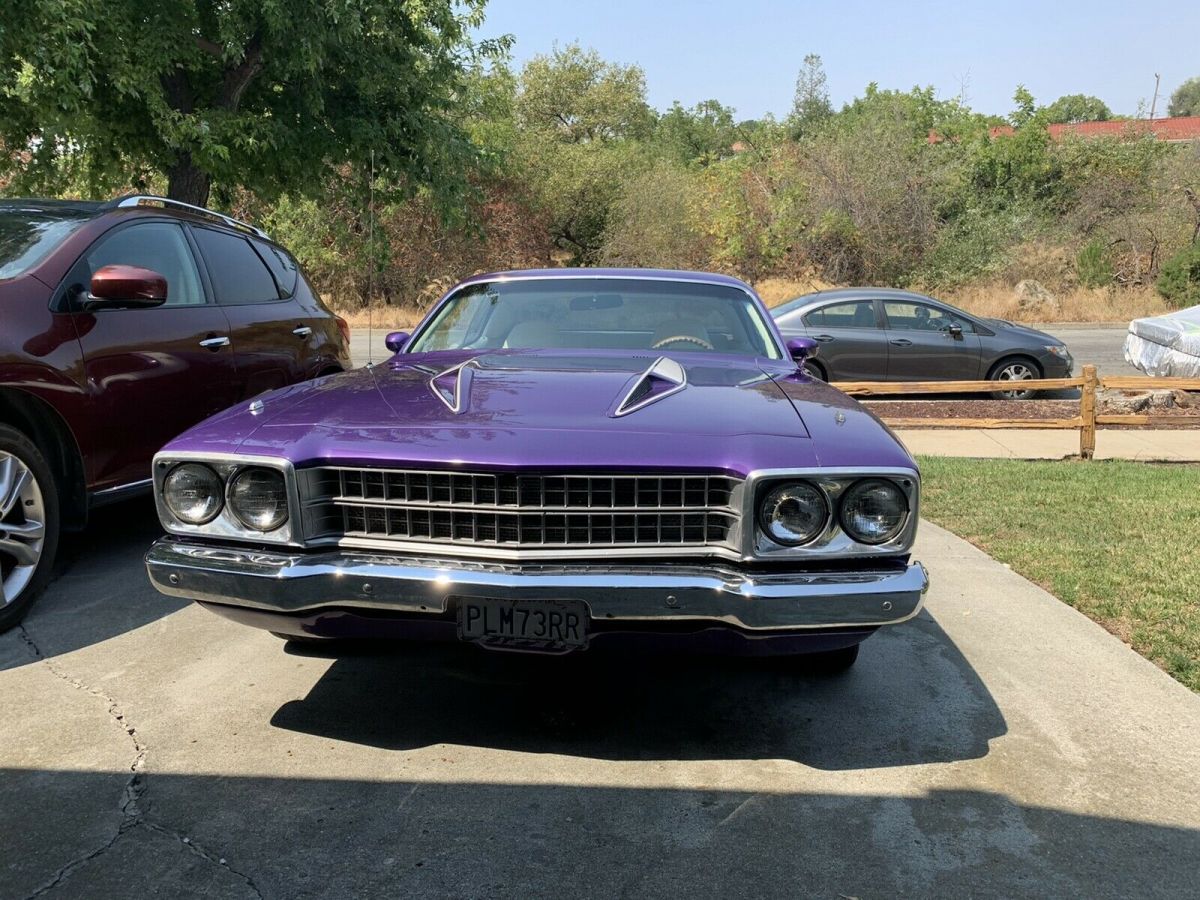 1973 Plymouth Roadrunner Coupe Purple RWD Automatic coupe 1973 Plymouth Roadrunner coupe