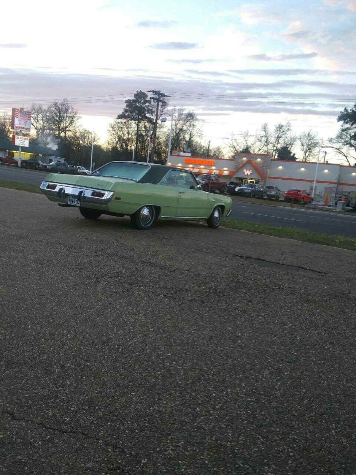1973 Plymouth Scamp Sedan Green AWD Automatic crome 1973 Plymouth Scamp crome