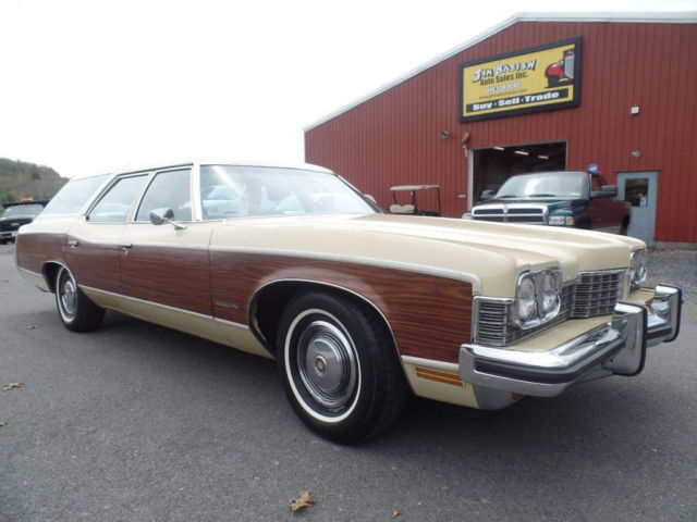 1973 Pontiac Grand Safari Station Wagon Survivor Like New Classic Vintage woody 1973 Pontiac Grand Safari Station Wagon