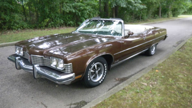 1973 PONTIAC GRANDVILLE CONVERTABLE RARE(W CODE)455ci V-8 LOADED POWER EVERYTHIG 1973 Pontiac GRANDVILLE CONVERTABLE