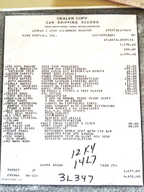 1973 Pontiac GTO - photo 13
