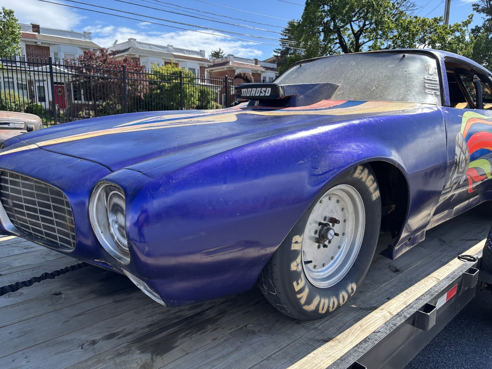 1973 Pontiac Firebird drag race - photo 2
