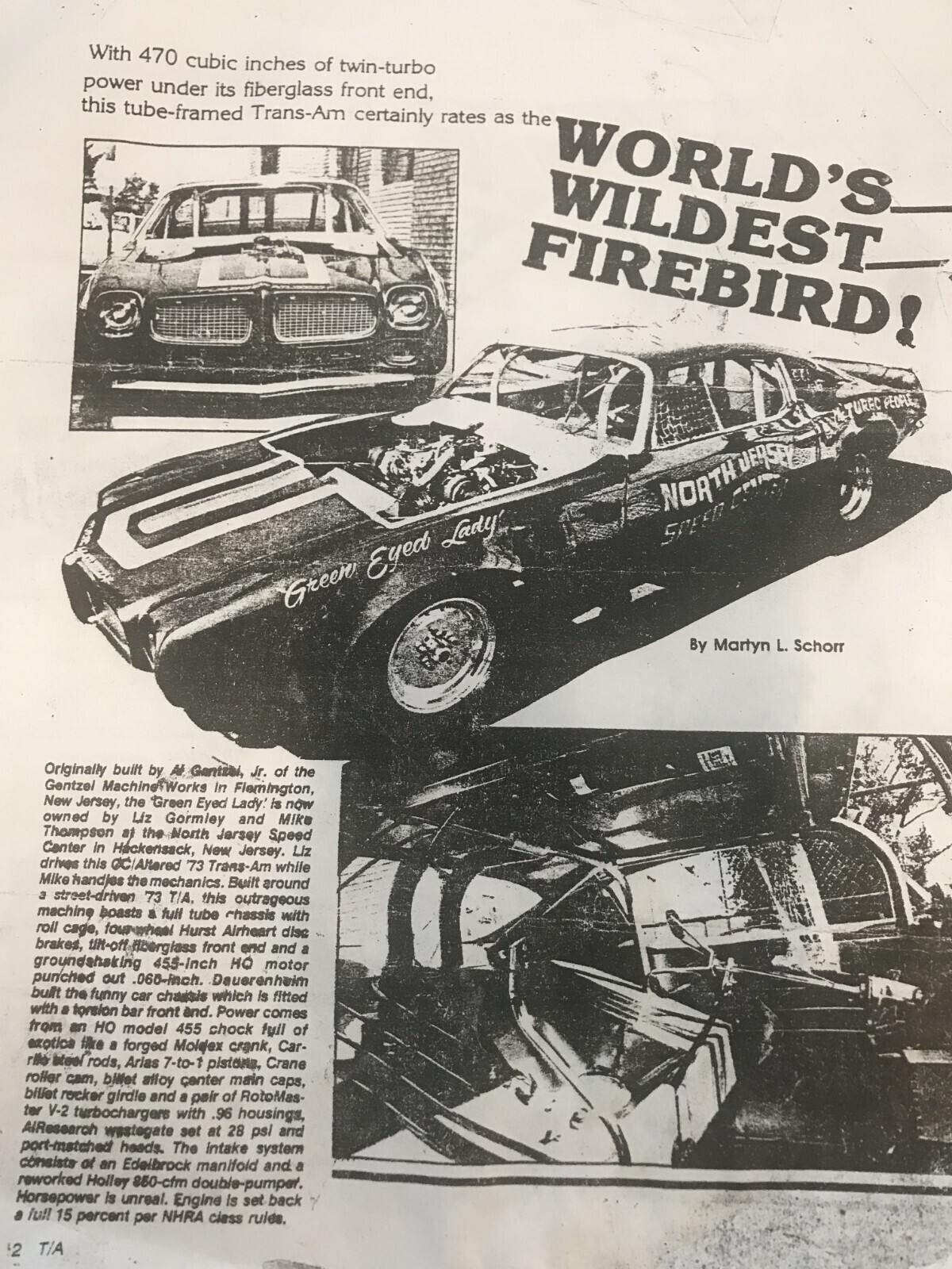 1973 Pontiac Firebird drag race - photo 4