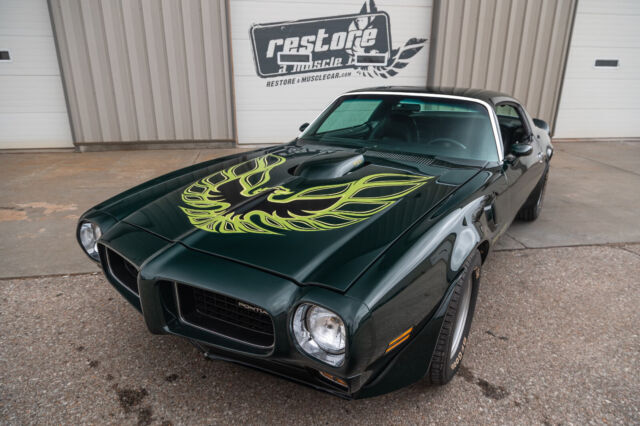 1973 Pontiac Trans Am 455, Tremec 5 Speed, AC, Brewster Green, PHS - photo 8