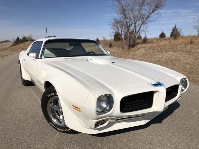 1973 Pontiac Trans Am 49819 Miles Cameo White Coupe 455 3 Speed Automatic 1973 Pontiac Trans Am --
