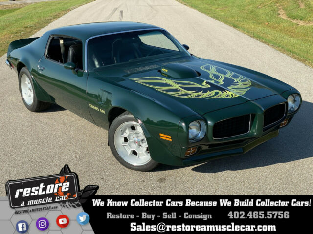 1973 Pontiac Trans AM Brewster Green, 455 - Auto, AC, Numbers Matching 1973 Pontiac Trans Am Brewster Green, 455 - Auto, AC, Numbers Matching
