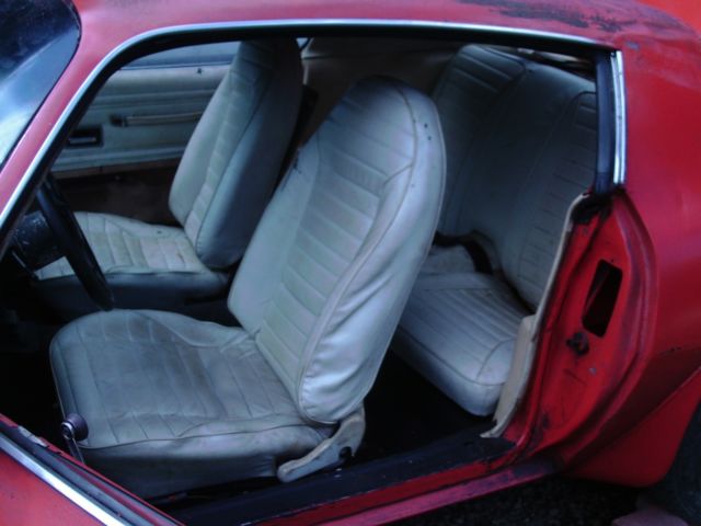 1973 Pontiac Trans Am RED WHITE rare ORANGE CARPET - photo 13