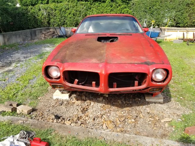 1973 Pontiac Trans Am RED WHITE ORANGE CARPET HURST 4 SPEED AIR CAR - photo 7