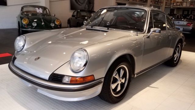1973 Porsche 911 S 3,246 Miles Silver CP 2.4 M 1973 Porsche 911 S