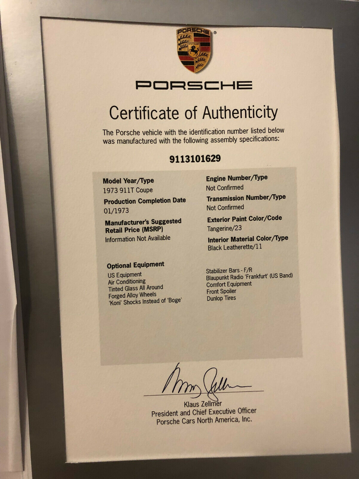1973 Porsche 911 - photo 8