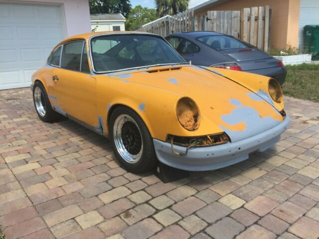 1973 Porsche 911 T with S Trim Signal Orange Brown 1973 Porsche 911 S