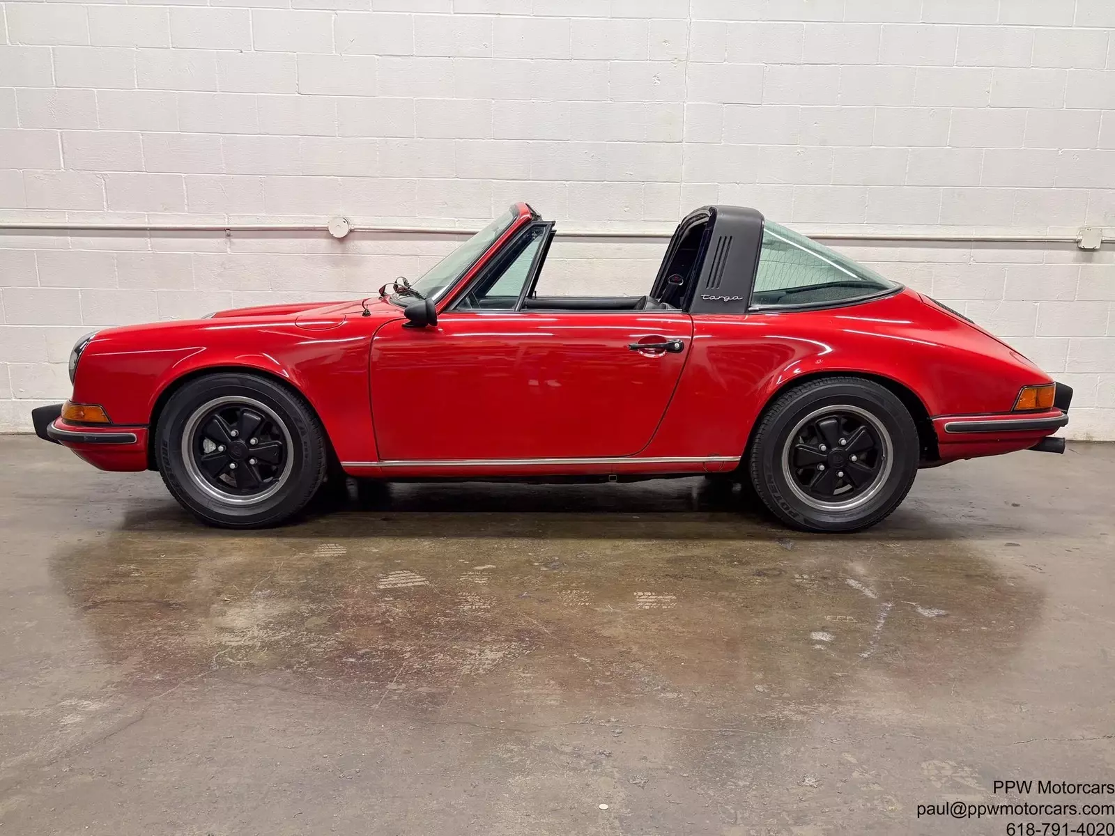 1973 Porsche 911 Targa 3.0 Polo Red Targa 3.0L I-6 72,101 Miles 1973 Porsche 911 Targa 3.0