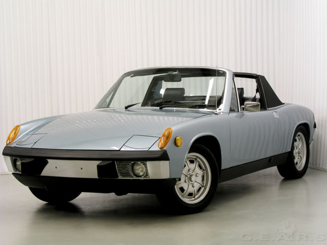 1973 PORSCHE 914 RARE BREATHTAKING COLORS – MATISE BLUE TARTAN PLAID - COLLECTOR 1973 Porsche 914 Marathon / Matise Blue Tartan