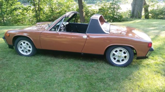 1973 Porsche 914 S 2.0 Barn Find Sepia Brown Rare Special order Paint code 98 1973 Porsche 914 2.0