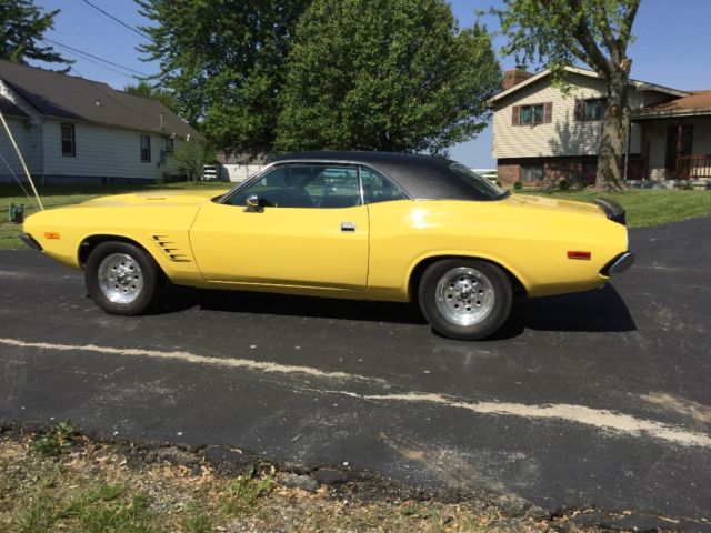 1973 Raylle Dodge Challenger Top Banana Yellow 1973 Dodge Challenger Hard top