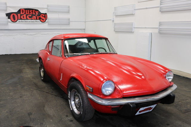 1973 Red 2.0L Inline 6 4 spd man Body Inter Good Needs Work! 1973 Triumph GT6 2.0L Inline 6 4 spd man Body Inter Good Needs Work