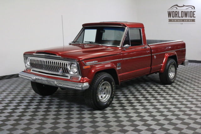 1973 Red GLADIATOR V8 AC RESTORED 4X4 RARE! 1973 Jeep J2000 GLADIATOR V8 AC RESTORED 4X4 RARE