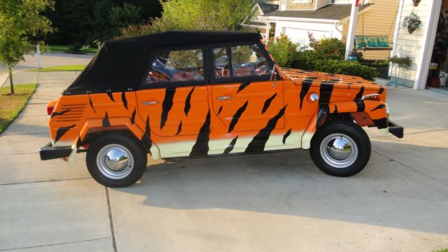 1973 Tiger Striped Volswagen Thing 1973 Volkswagen Thing