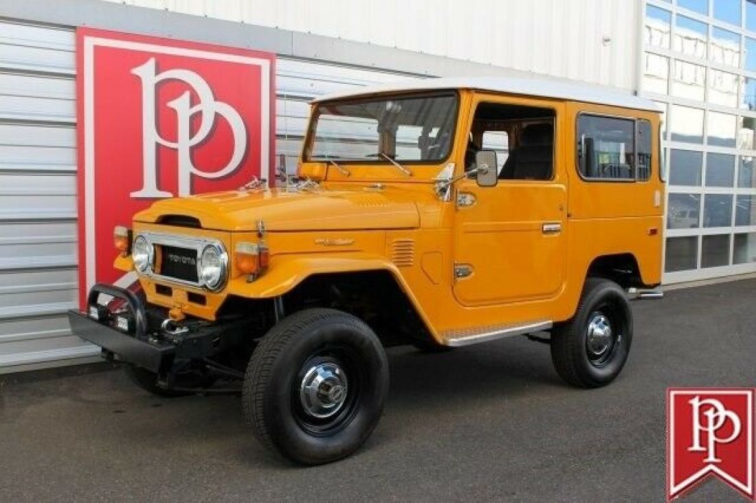 1973 Toyota Land Cruiser FJ40 0 Yellow 1973 Toyota Land Cruiser FJ40