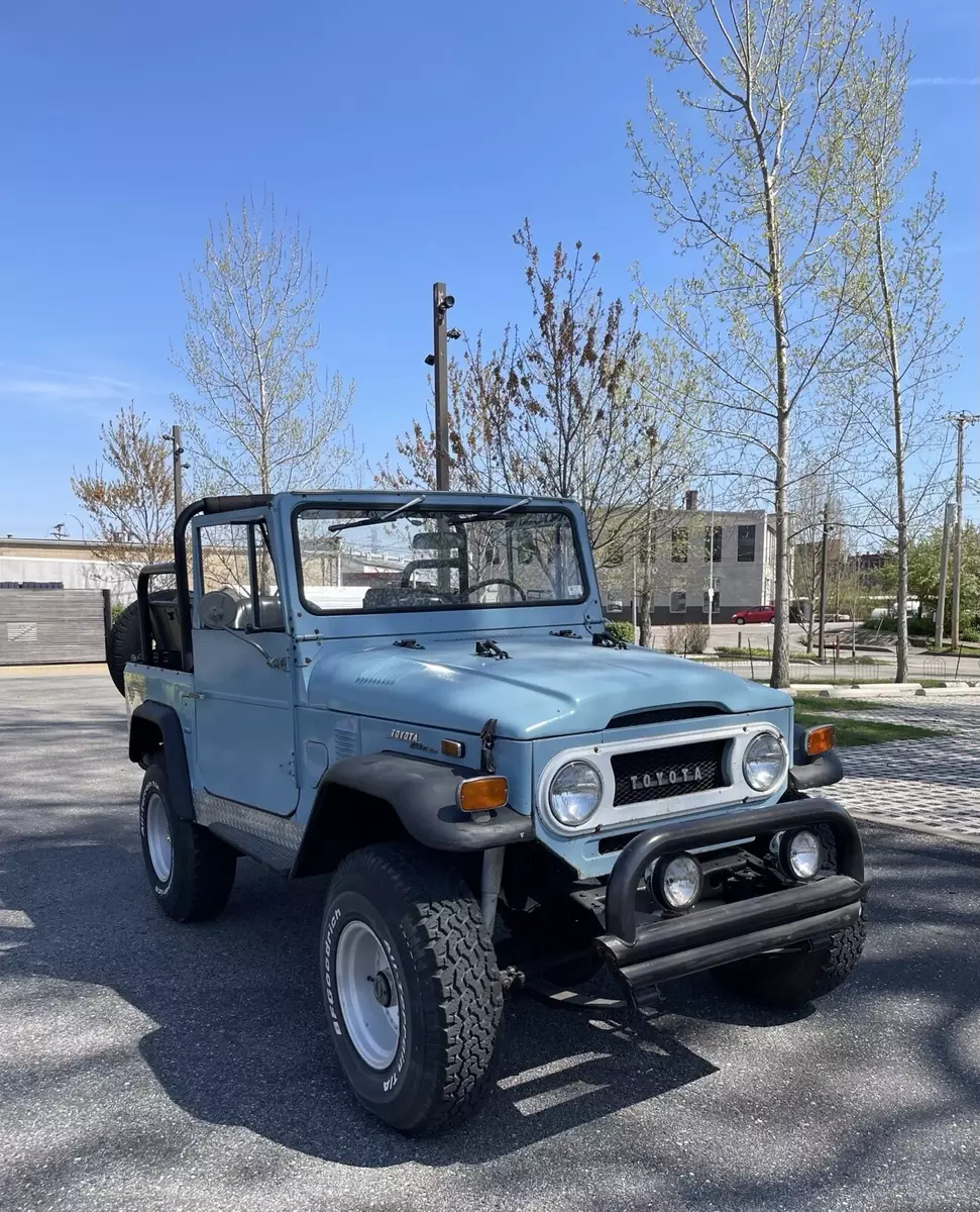1973 Toyota Land Cruiser SUV Blue 1973 Toyota Land Cruiser