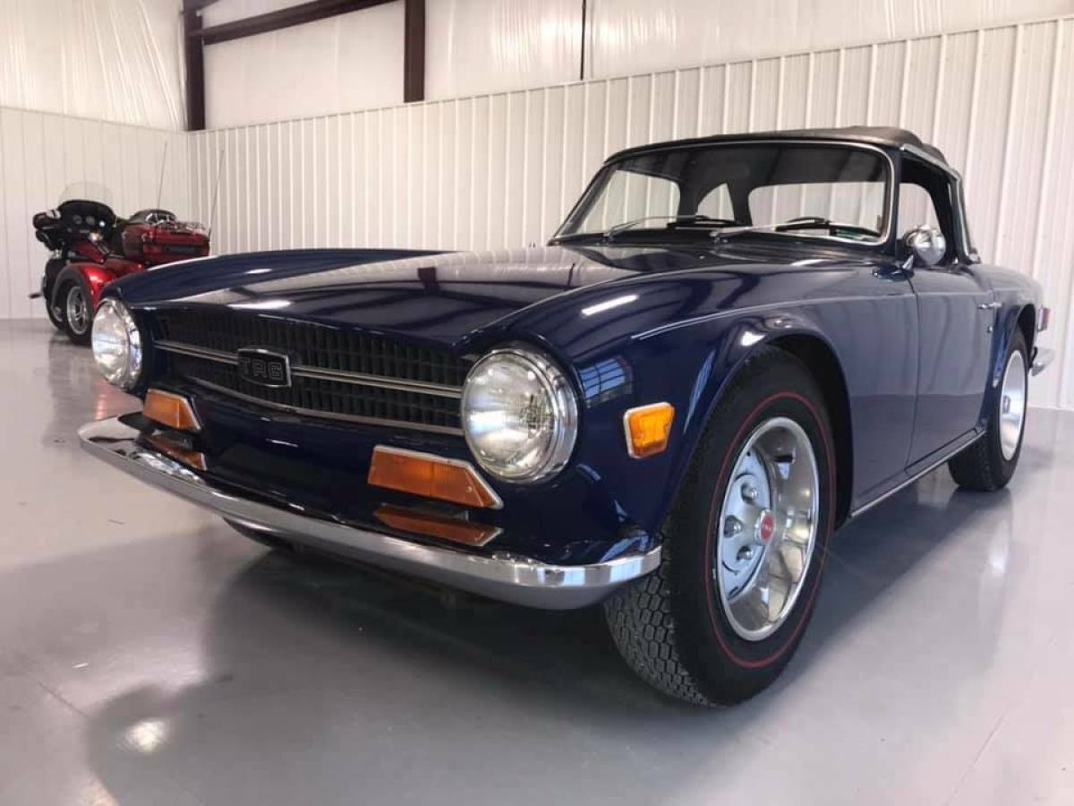 1973 TR6 CONVERTIBLE. RECENT RESTORATION WITH DOCUMENTATION. CALL 636-795-0772 1973 Triumph TR-6 CONVERTIBLE